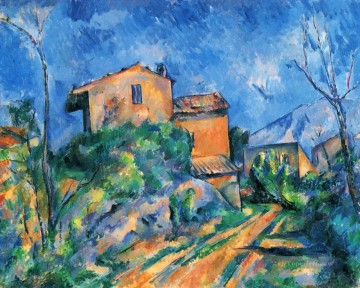 Paul Cezanne Painting - Maison Maria con vistas al Chateau Noir Paul Cezanne